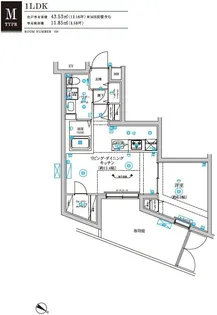RELUXIA不動前【1階】の間取り