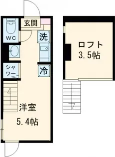 ハーモニーテラス大山III【1階】の間取り