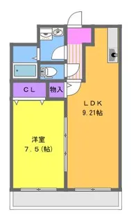 エバーフィールドII【2階】の間取り