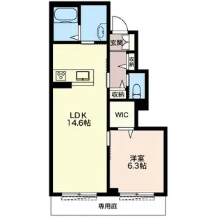 ラフォレスタIII【1階】の間取り