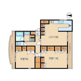 PlatinumCourt【2階】の間取り