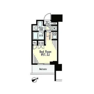 レジディア市谷薬王寺【11階】の間取り