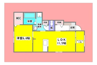 広島県東広島市西条中央8【アパート】の間取り