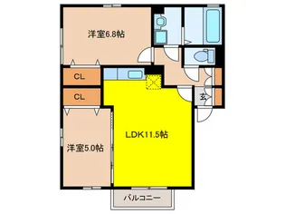 マナ-ズ エムの間取り