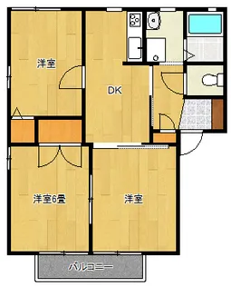 パルクメゾンA【1階】の間取り
