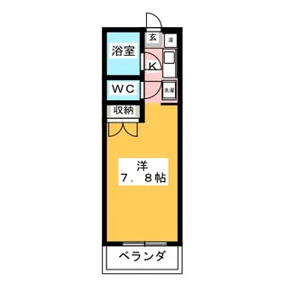 ビューテラス【1階】の間取り