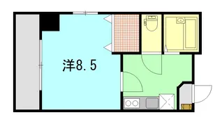 クロワール京橋【5階】の間取り