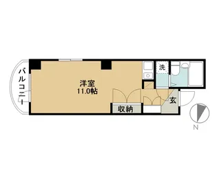 糟屋ビル【4階】の間取り