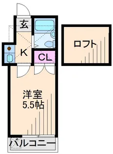 神奈川県横浜市港北区新吉田東1【アパート】の間取り