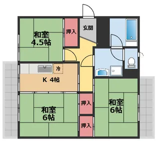 ヴィラK’s【3階】の間取り