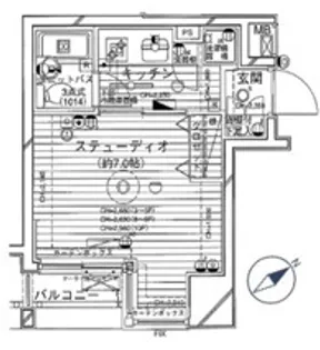 ディナスティーア三ノ輪【9階】の間取り