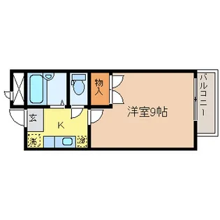 ヴァンデメール五橋【3階】の間取り