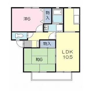 サンガーデンエスポワールC【2階】の間取り