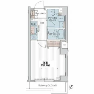 カスタリア三宿【3階】の間取り