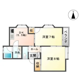 メゾン福乃宮85【2階】の間取り