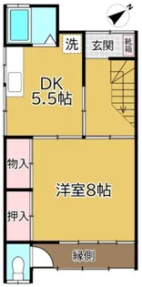 東京都墨田区墨田2【一戸建】の間取り