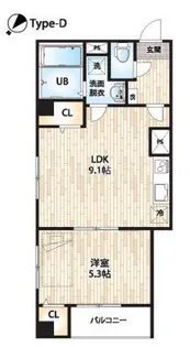 Relache新宿【2階】の間取り