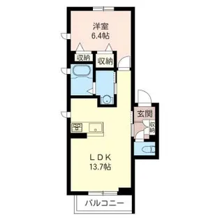 武蔵関シャーメゾン【3階】の間取り