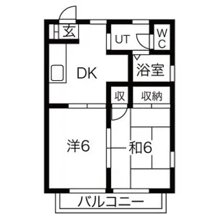 リヴェールIH【1階】の間取り