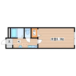 AC田子【2階】の間取り