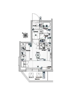 メイクスデザイン芝公園【5階】の間取り