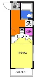 レオパレス古賀【2階】の間取り