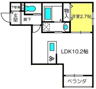 Maison de gloire【2階】の間取り