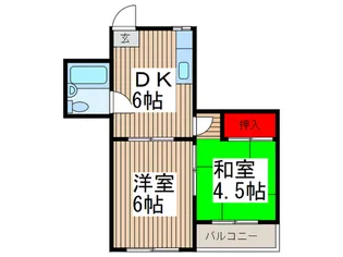 ホワイトハイツ【3階】の間取り