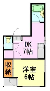 ラインビル港町【4階】の間取り