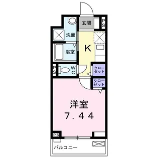 エスケーイリス【2階】の間取り