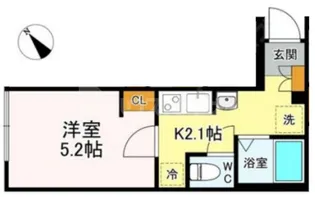 フロレスタ池袋本町【2階】の間取り