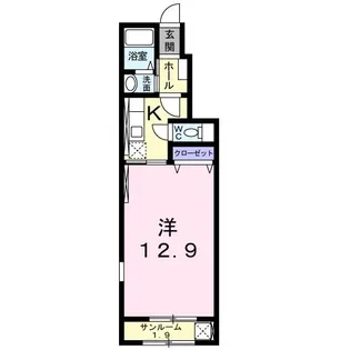 ルミアスA【1階】の間取り