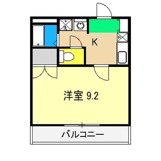 クラウドハウスII【1階】の間取り