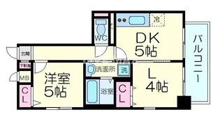 ベラジオ烏丸御池【8階】の間取り