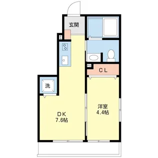 ラパン桜台【1階】の間取り