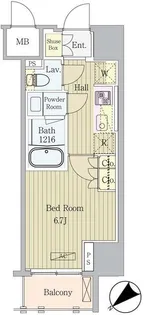 セリオ落合東中野【3階】の間取り