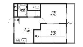 ウィステリア神戸西【2階】の間取り