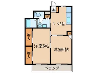 ル ヴェルジェ【1階】の間取り