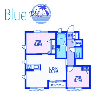 グランヴィスタ【1階】の間取り