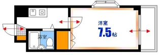 BAUHAUS楠木【3階】の間取り