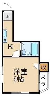 グリーンハイツ(池田西町)【3階】の間取り