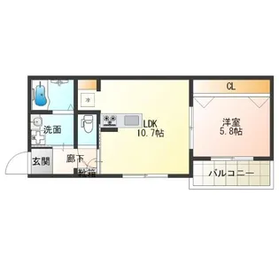 ARCASA KISHINOSATO I【1階】の間取り