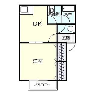 クラージュ【2階】の間取り