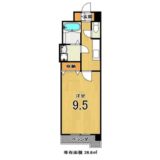 メゾン・フェアリー【7階】の間取り