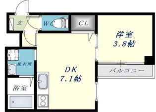 ジャカルタ519【3階】の間取り
