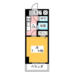 Century Nagono【1階】の間取り