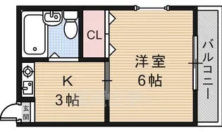 トマトハイツ【4階】の間取り