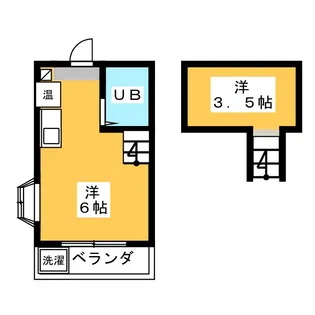 リージェント大谷【1階】の間取り