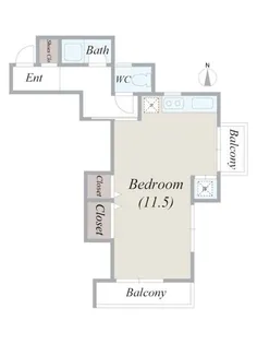 Courtyard House【2階】の間取り