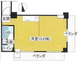公園ビル【2階】の間取り